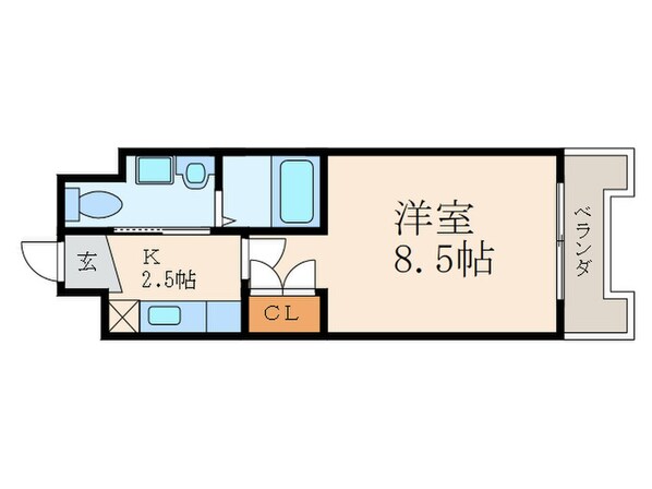 ベルガ北方の物件間取画像